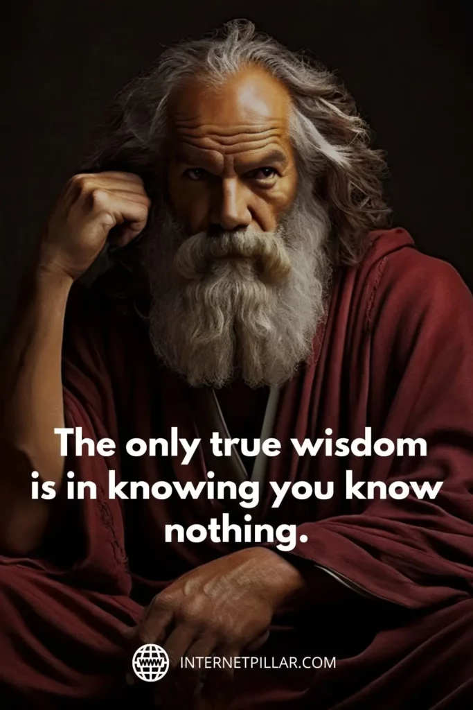 1. The only true wisdom is in knowing you know nothing. - Socrates